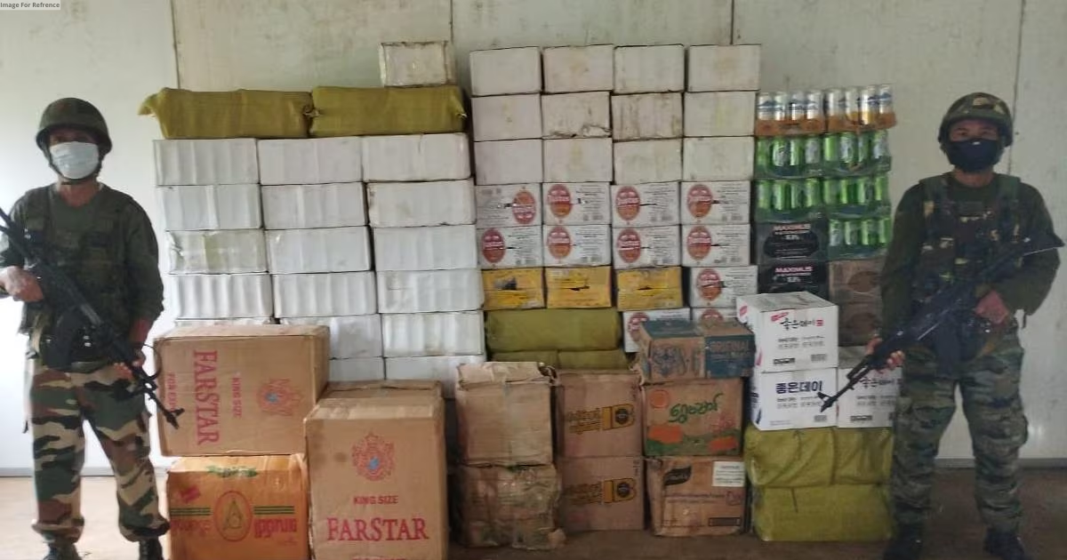 Foreign cigarettes and liquor worth 10.12 Lakh recovered from Mizoram's Champhai
